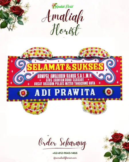 Papan Bunga Ucapan Selamat Purasari